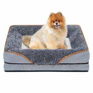 Orthopedic Dog Bed with Egg Crate Foam – Washable, Non-Slip & Supportive