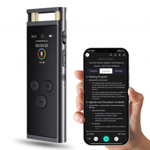 AI Voice Recorder 64GB – Transcription, Translation & Smart Summaries